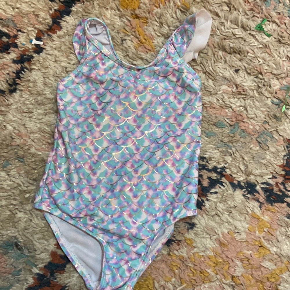18-24 months mermaid scales bathing suit